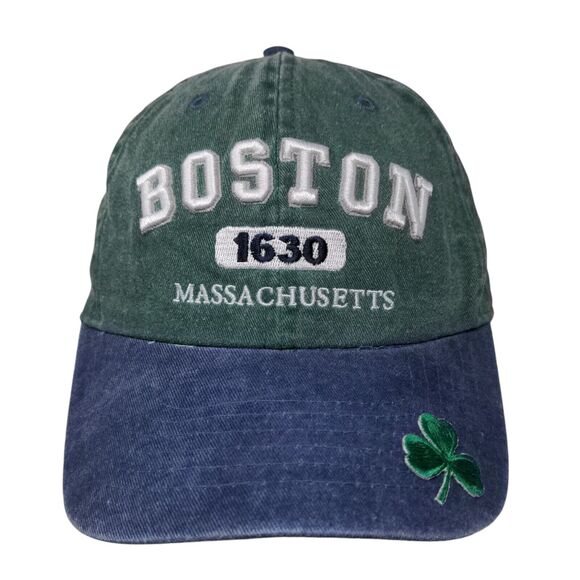Boston Massachusetts 1630 Slideback Hat Multicolor OS Embroidered Bay State - Picture 1 of 7